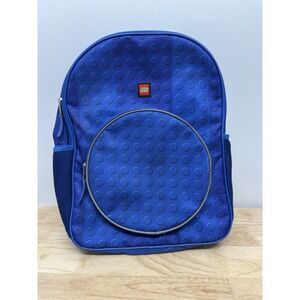 LEGO Classic Brick Blue 16" Kids Zippered Backpack With Lego Case #43